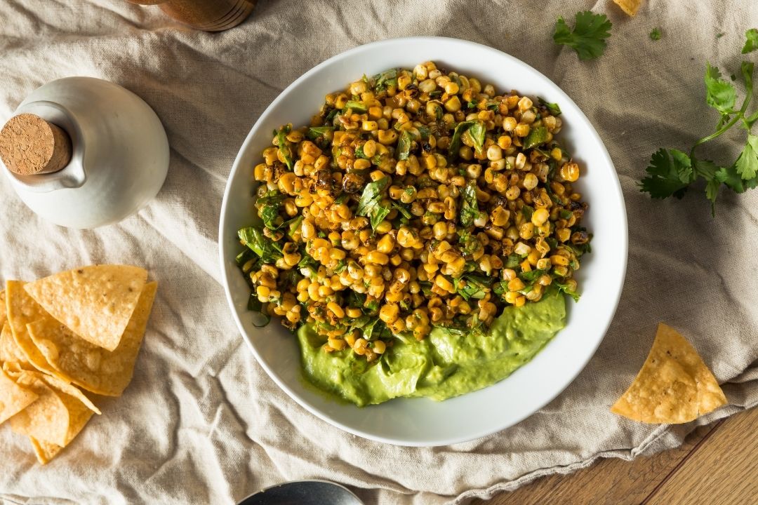 Green Chile Street Corn Dip
