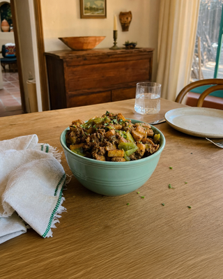 Green Chile Chorizo Home-style Spuds