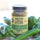 Jar of Hatch green chile sauce, hot, with fresh green chile pods
