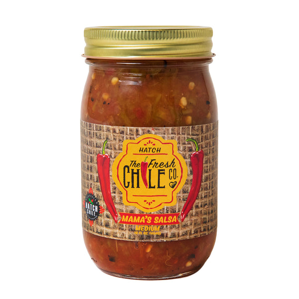 Jar of Mama's Hatch Chile Salsa (medium heat)