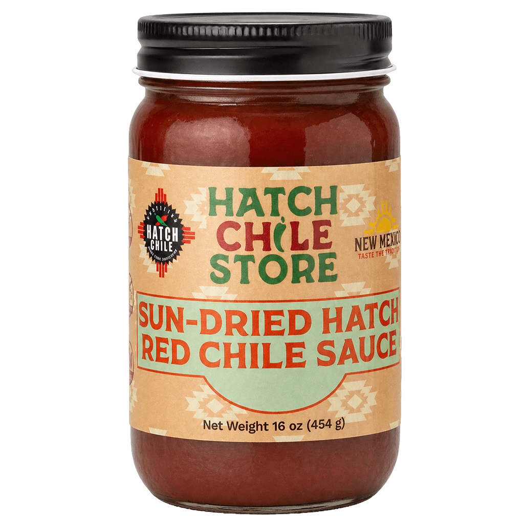 16 oz jar of sun-dried Hatch red chile sauce