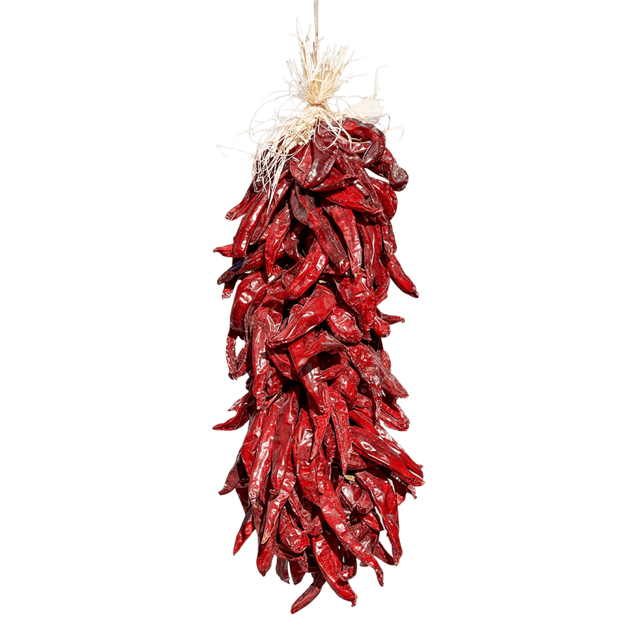 Traditional Sandia red chile ristra, handmade in New Mexico
