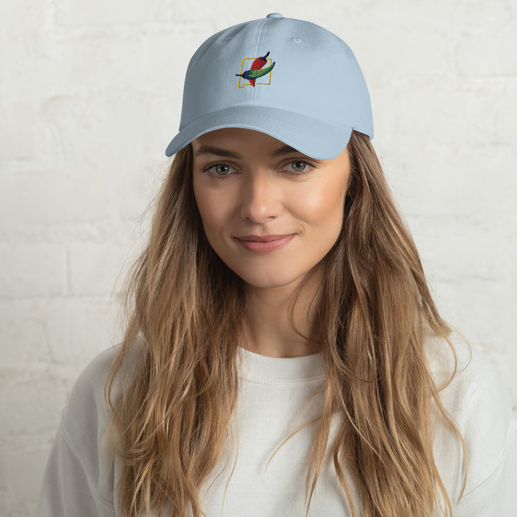 Blue Question Dad Hat - Hatch Green Chile Store