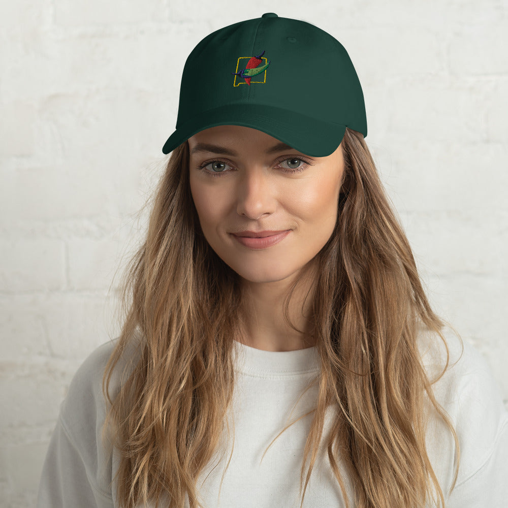 Green State Question Dad Hat - Hatch Green Chile Store