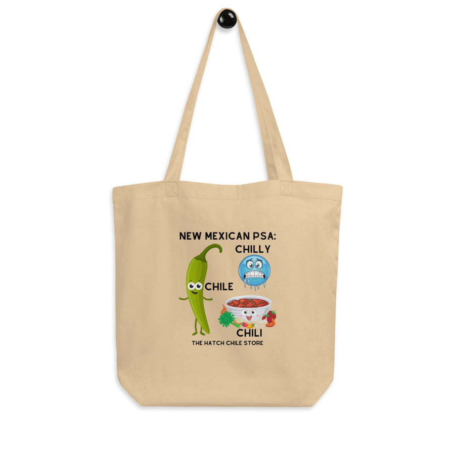 PSA Tote Bag — eco tote bag in oyster, front view