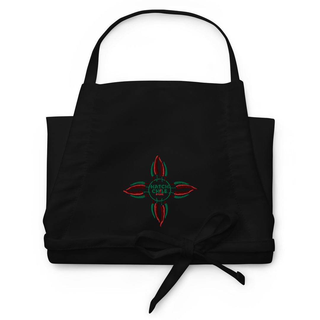 Chile Zia Embroidered Apron - Black - HGCS