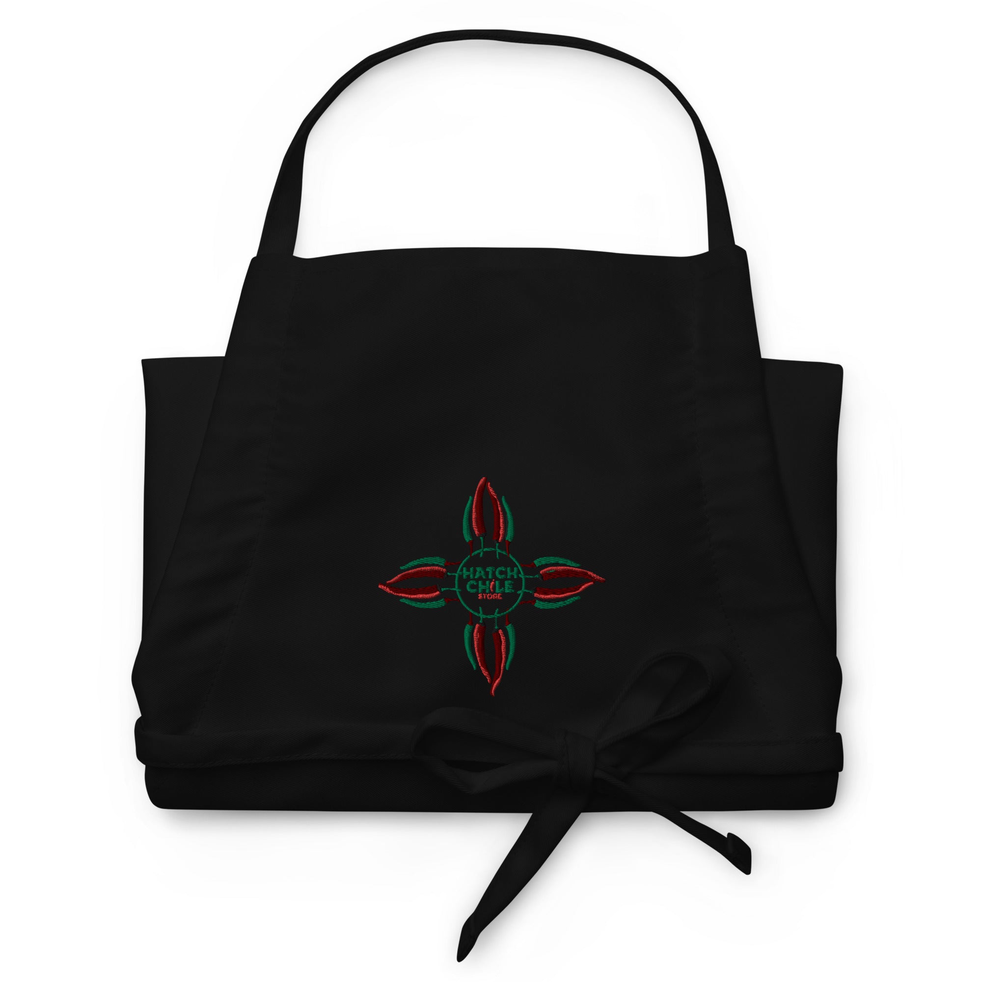 Chile Zia Embroidered Apron - Black - HGCS