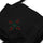 Chile Zia Embroidered Apron — embroidered apron in black, close-up