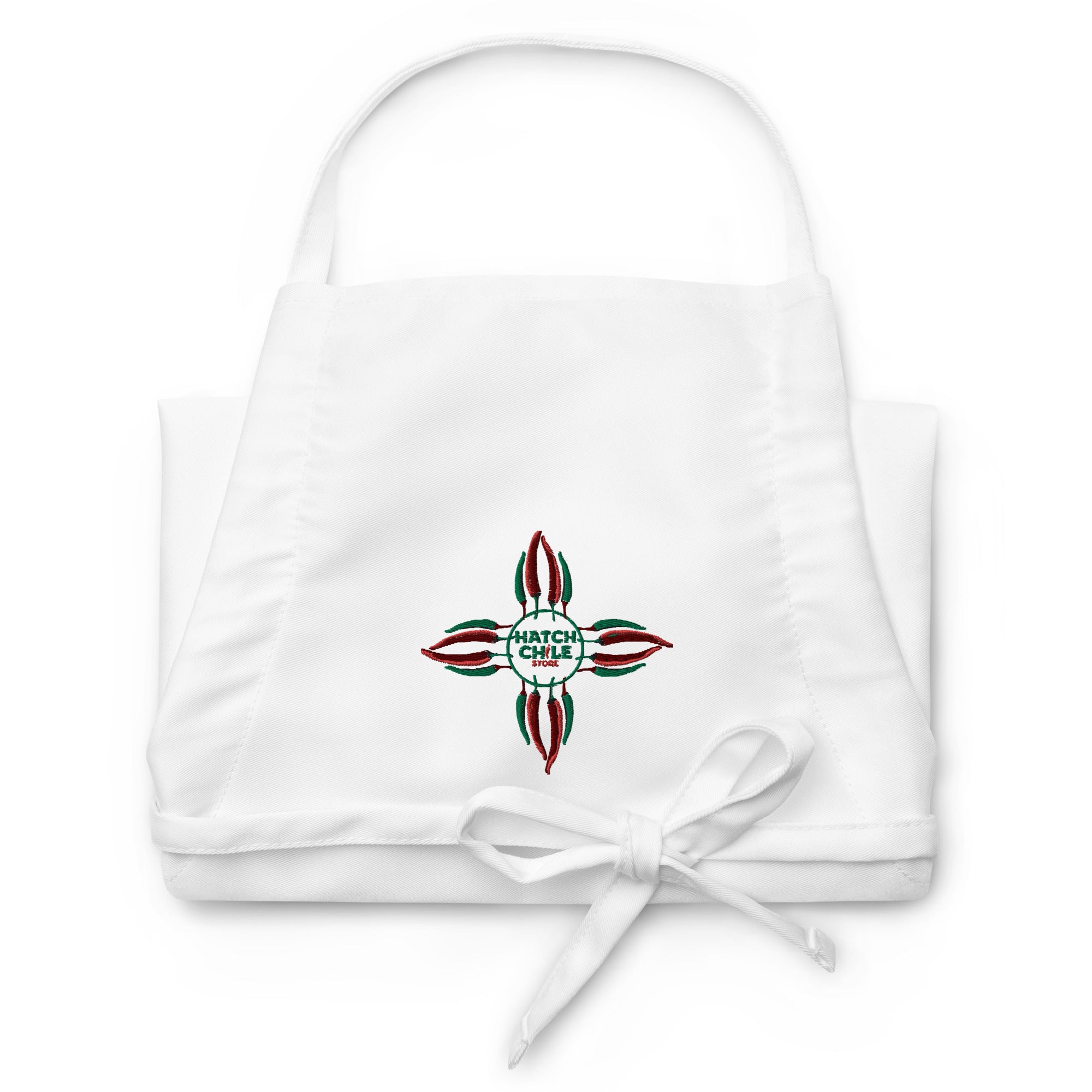 Chile Zia Embroidered Apron - White - HGCS