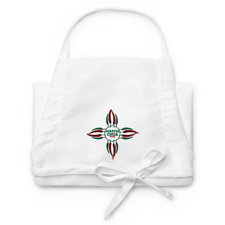 Chile Zia Embroidered Apron - White - HGCS