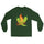 Get Roasted Long Sleeve Shirt — men's long sleeve shirt in forest green, front view