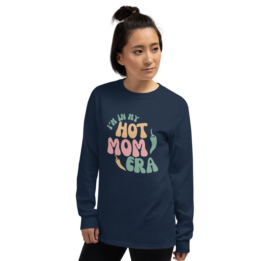 Era Long Sleeve Shirt — men's long sleeve shirt in navy, front left view