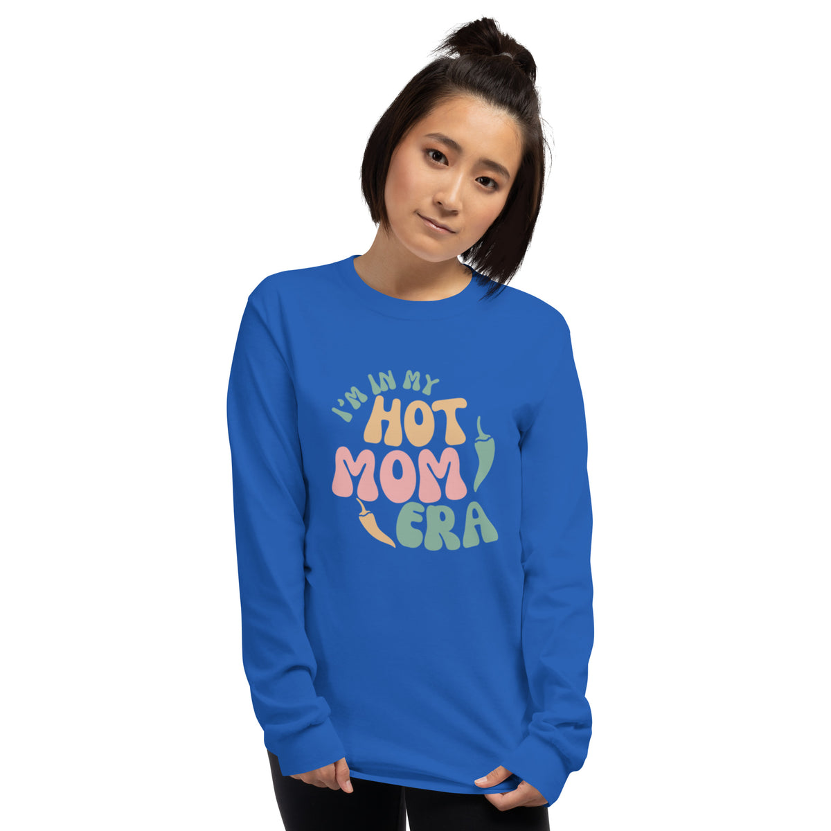 Era Long Sleeve Shirt — men's long sleeve shirt in royal, front view