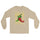 Red & Green Long Sleeve Shirt — men's long sleeve shirt in sand, front view