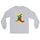 Red & Green Long Sleeve Shirt — men's long sleeve shirt in sport grey, front view