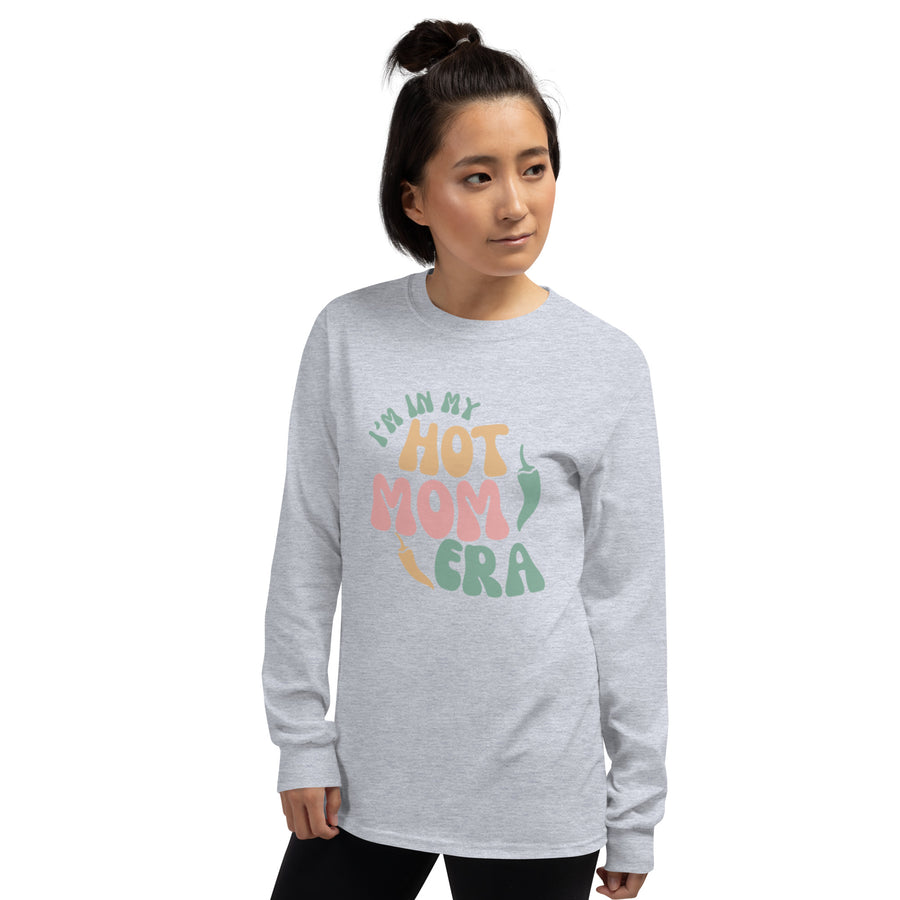 Era Long Sleeve Shirt — men's long sleeve shirt in sport grey, front left view