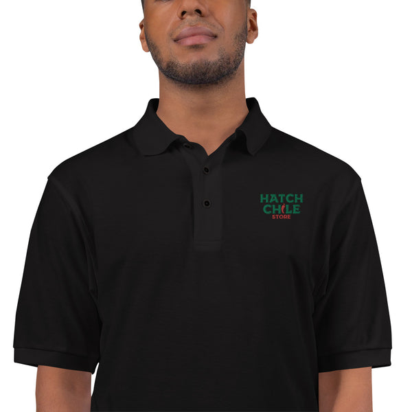 Black HATCH CHILE STORE PREMIUM POLO - Hatch Green Chile Store