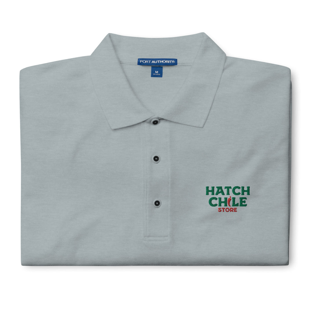 Blue HATCH CHILE STORE PREMIUM POLO - Hatch Green Chile Store