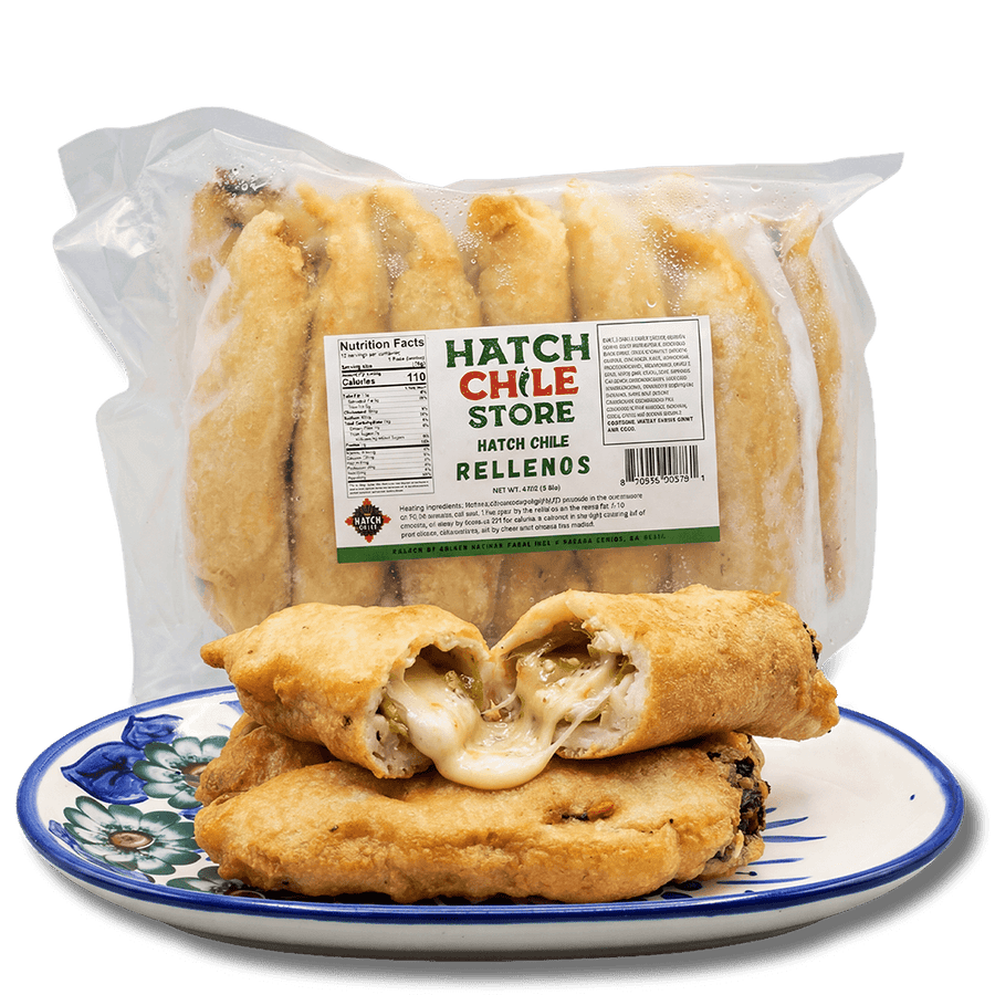 Hatch green chile cheese rellenos