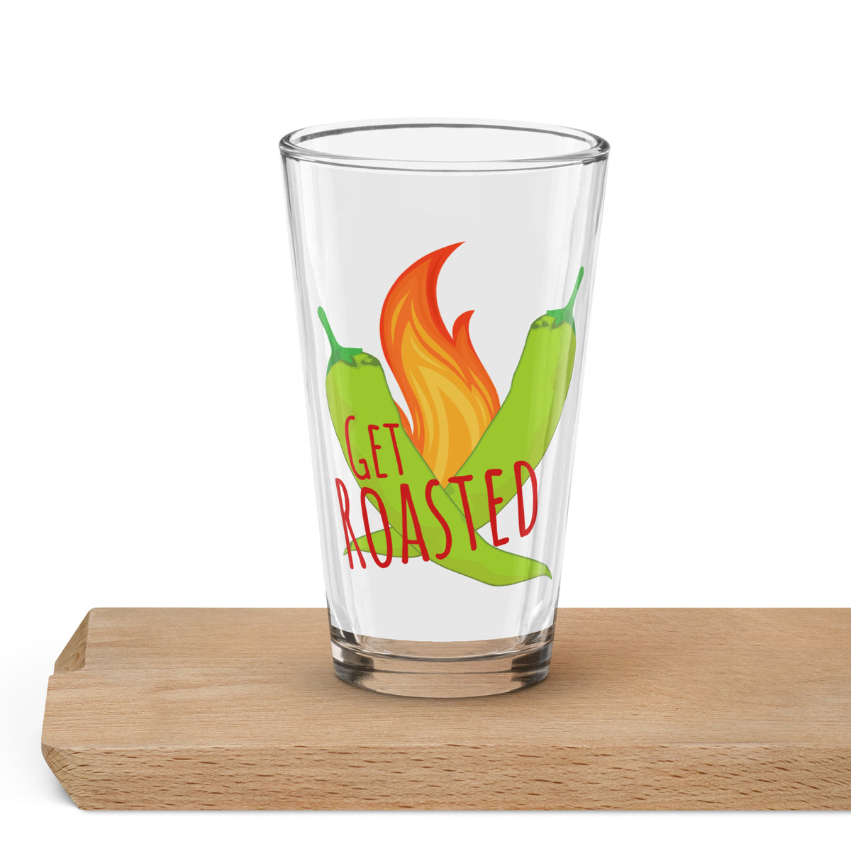 Get Roasted Pint Glass
