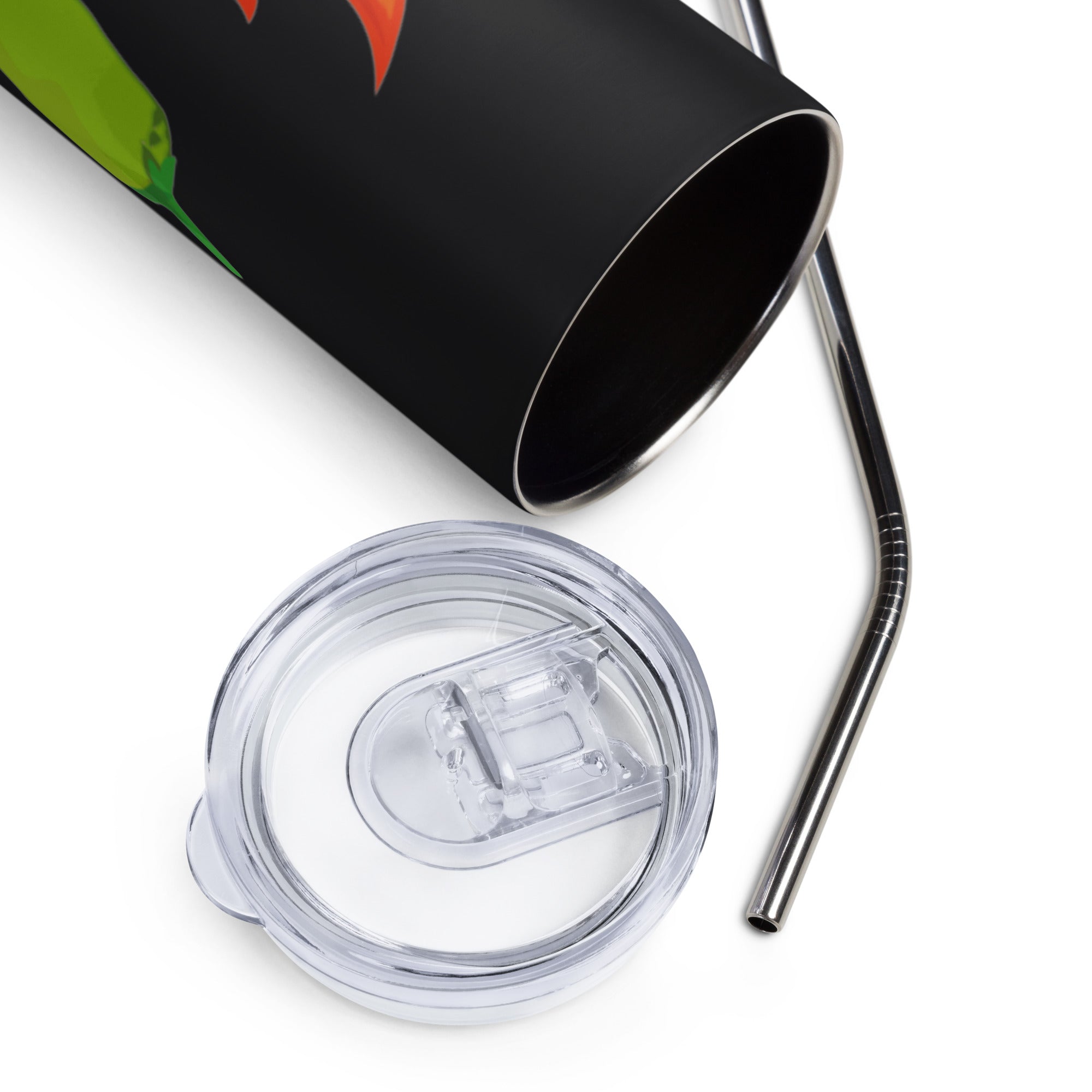 Black Get Roasted Tumbler - Hatch Chile Store