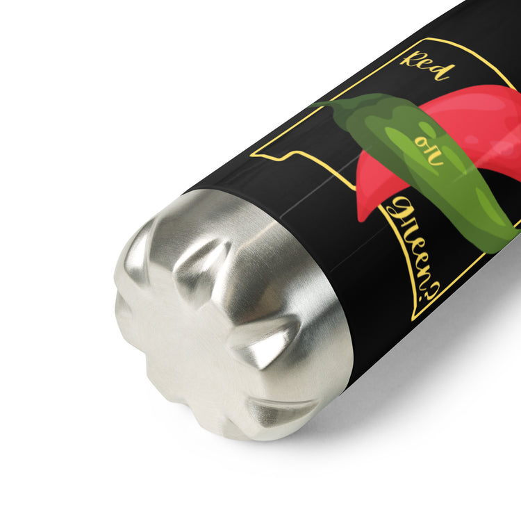 Black State Question Water Bottle - Hatch Green Chile Store
