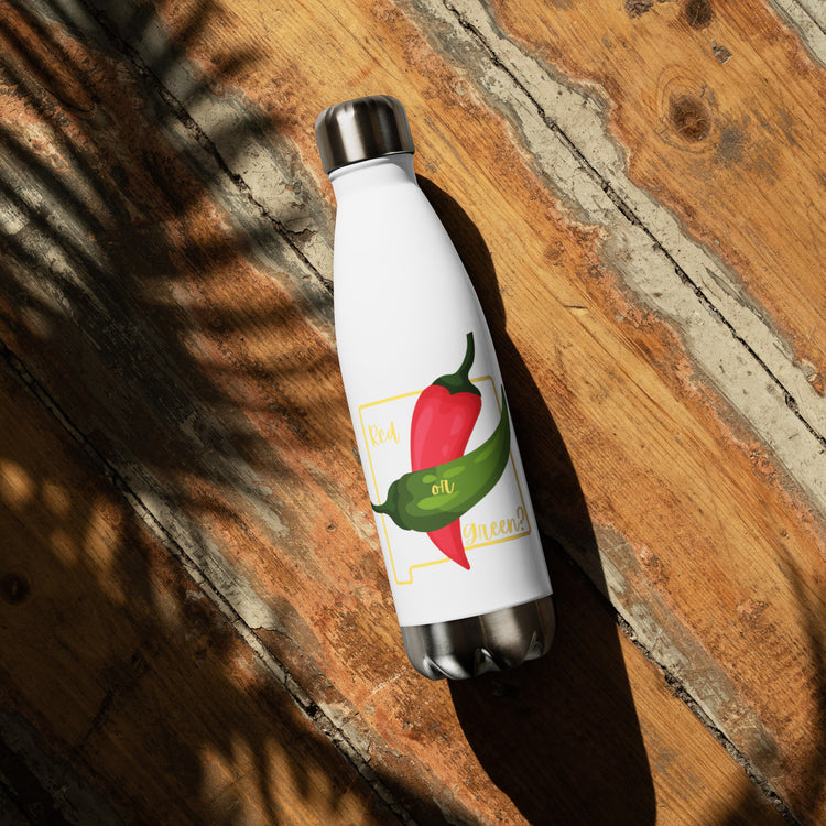 White State Question Water Bottle - Hatch Green Chile Store