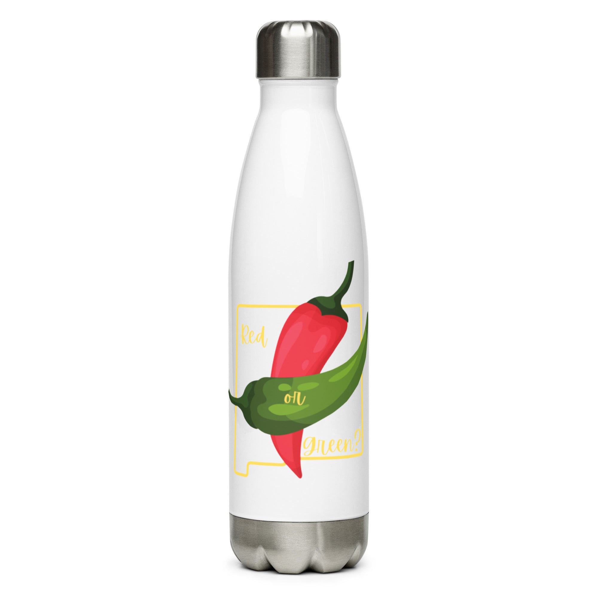 White State Question Water Bottle - Hatch Green Chile Store