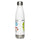 PSA Water Bottle — stainless steel water bottle, 17 oz in white, right view