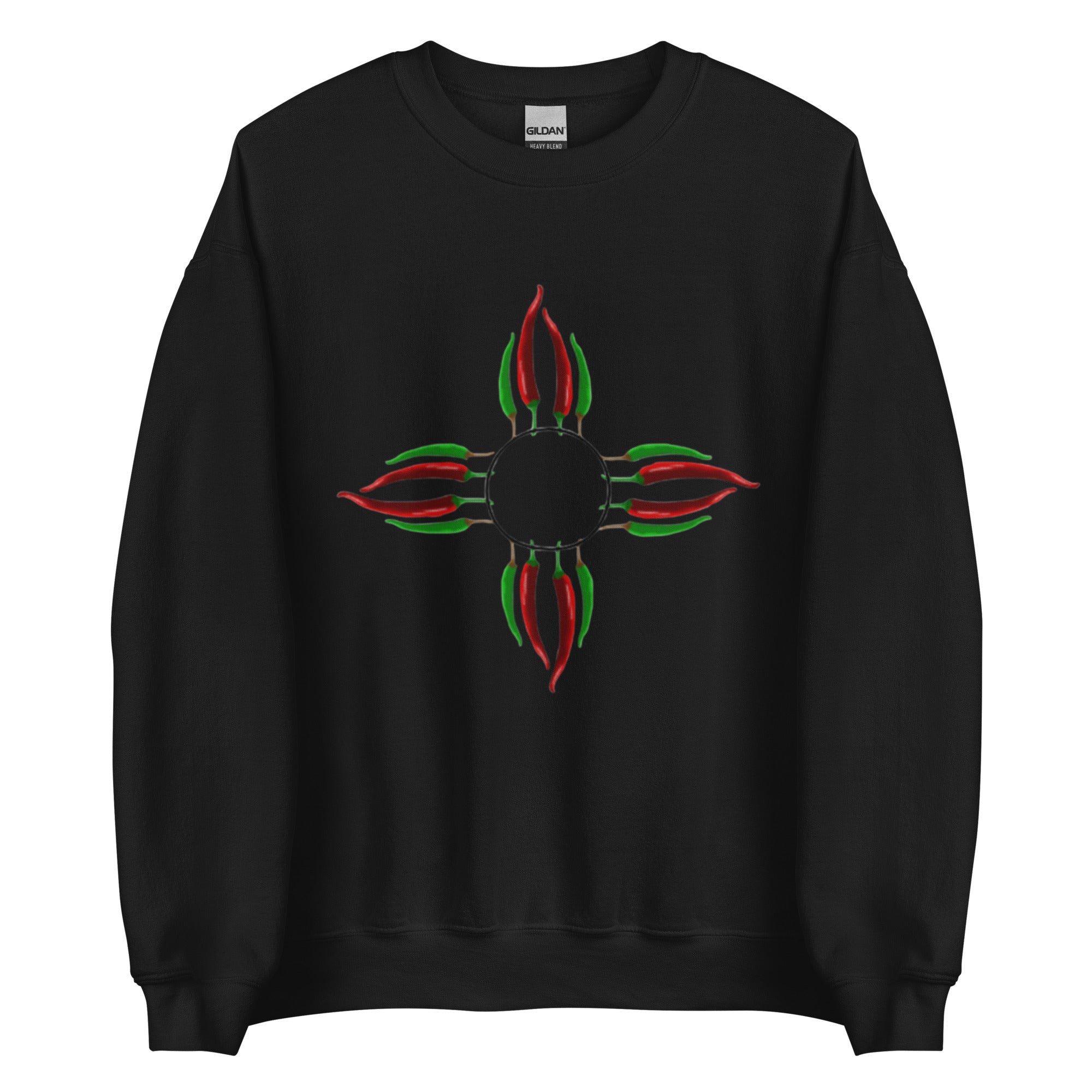Chile Zia Sweatshirt - Black - Hatch Green Chile Store