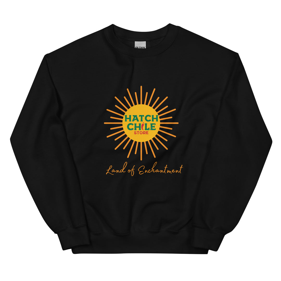 Black Land of Enchantment Sweatshirt - Hatch Green Chile Store