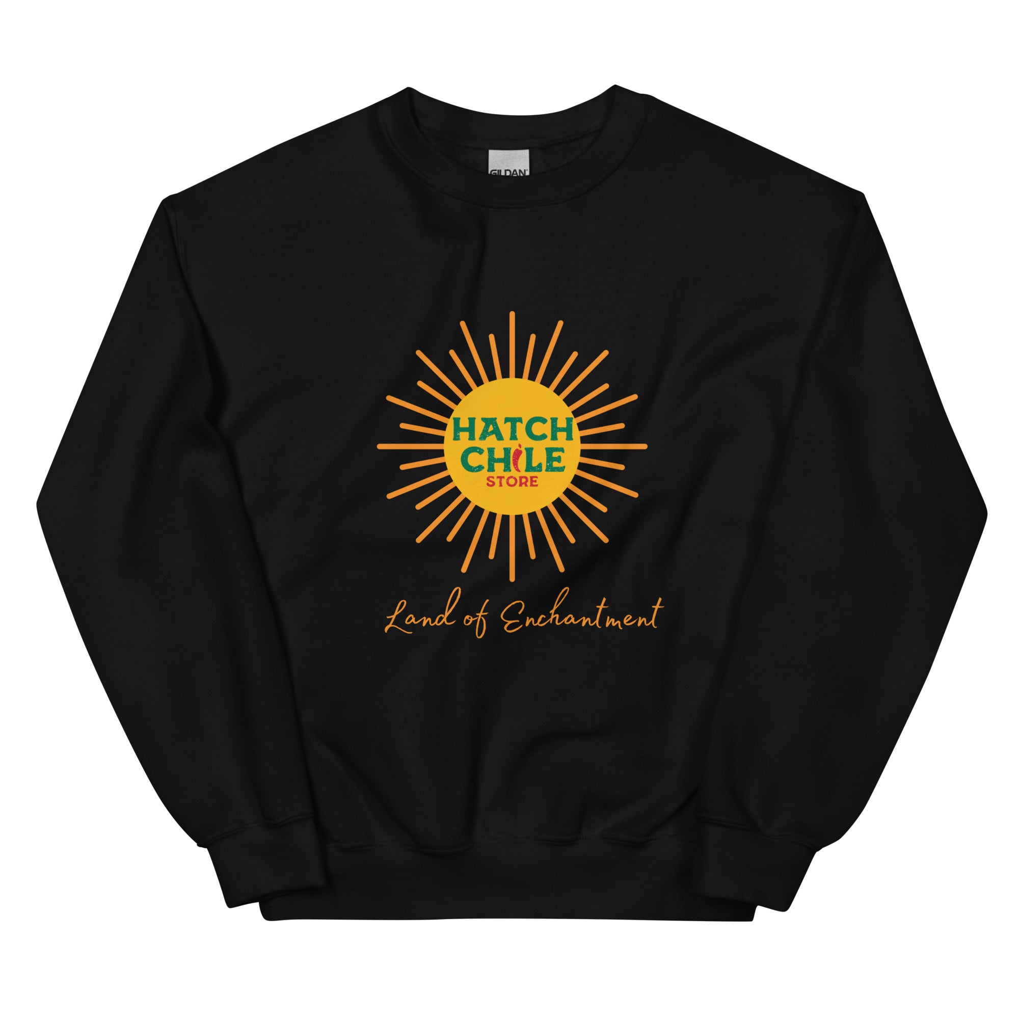 Black Land of Enchantment Sweatshirt - Hatch Green Chile Store