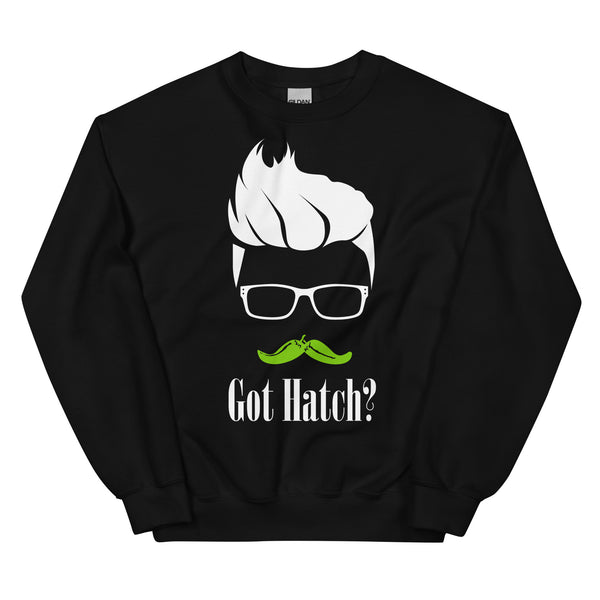 Black Unisex Neck Sweatshirt Black - Hatch Green Chile Store