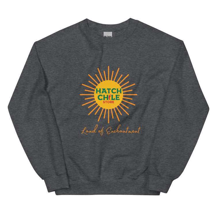 Dark Grey Land of Enchantment Sweatshirt - Hatch Green Chile Store