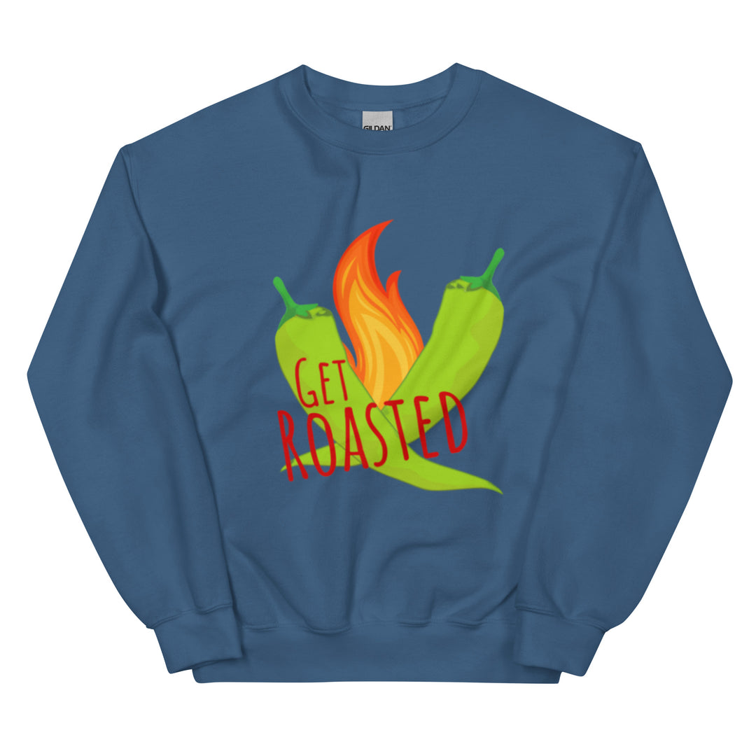 Blue Get Roasted Sweatshirt - Hatch Green Chile Store