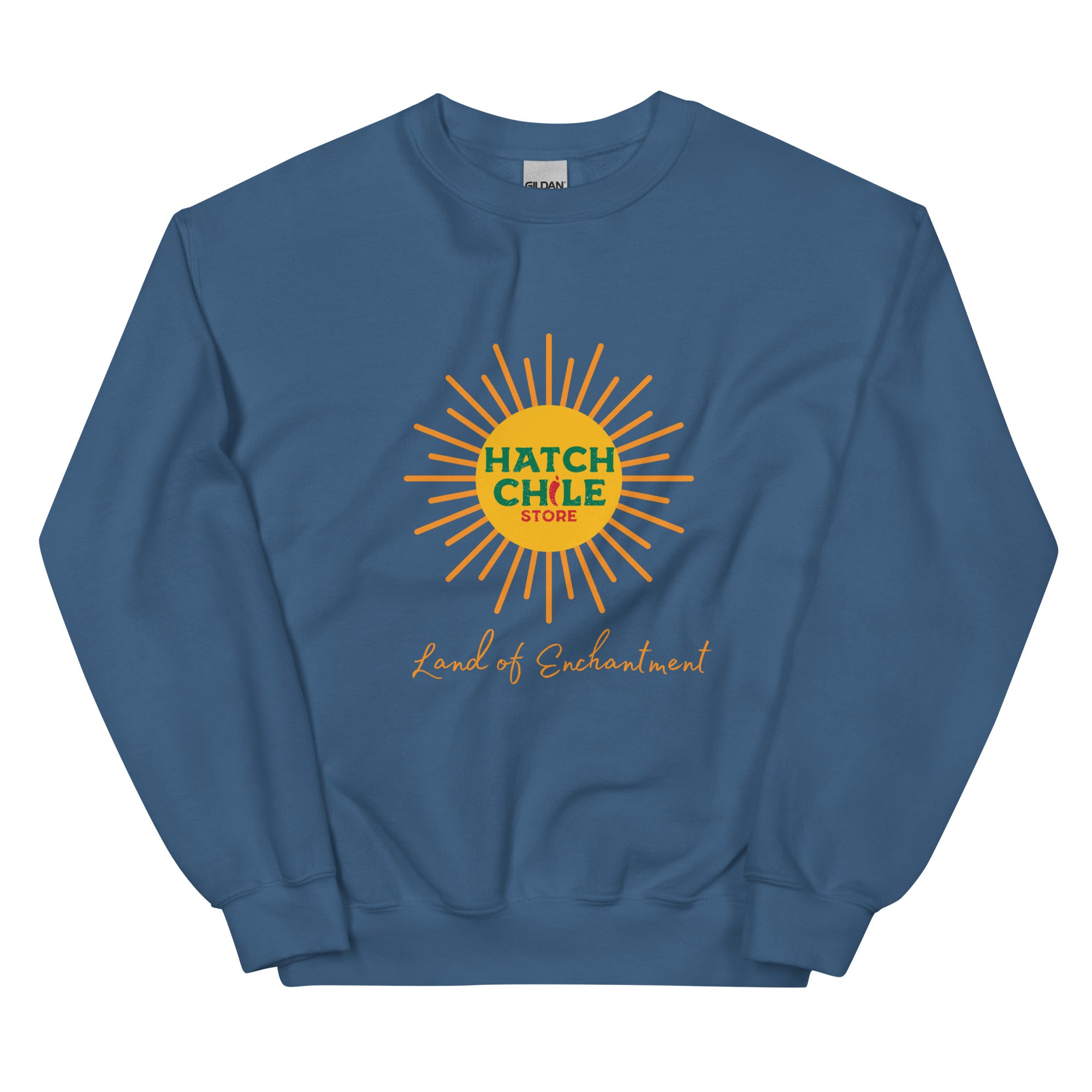 Blue Land of Enchantment Sweatshirt - Hatch Green Chile Store