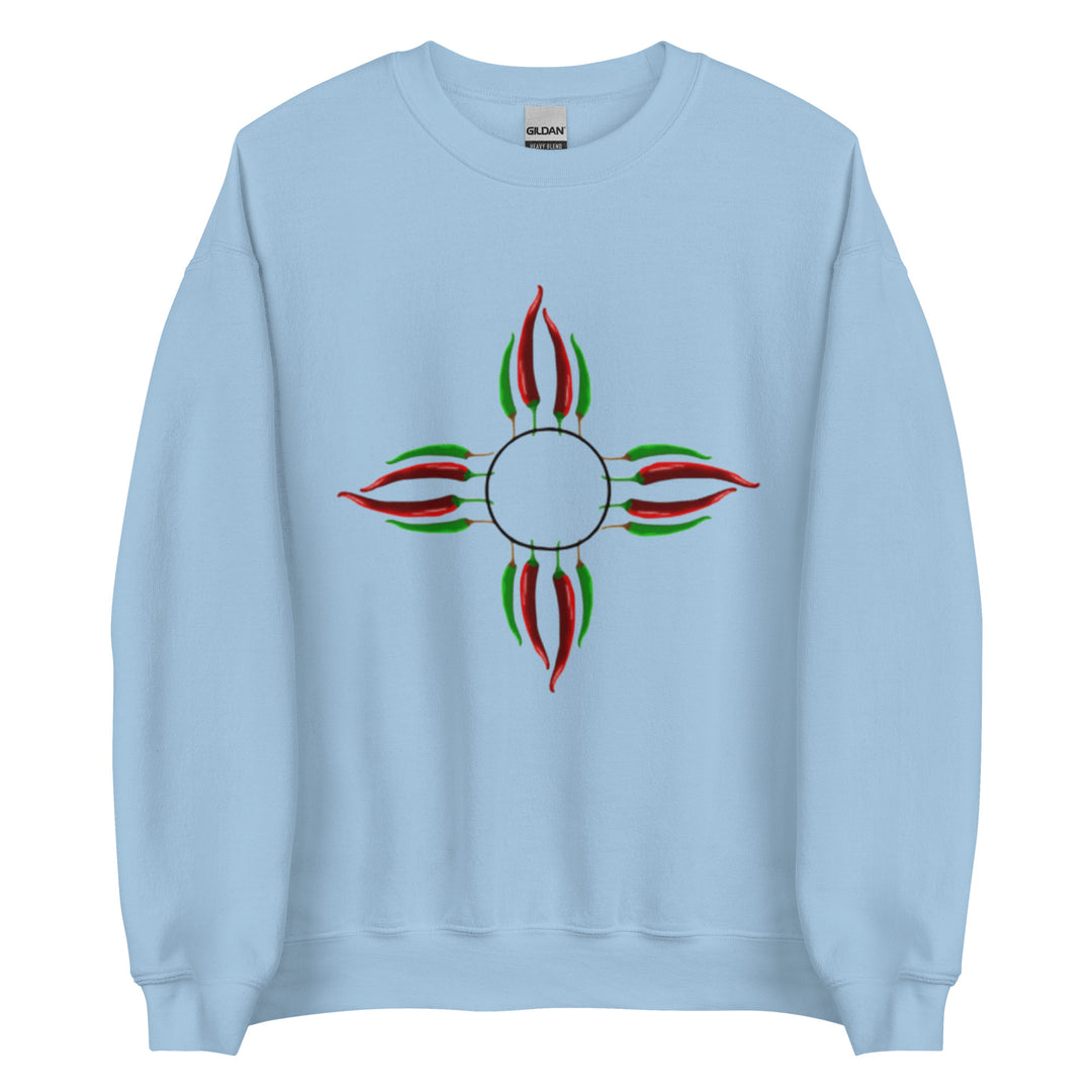Chile Zia Sweatshirt - Blue - Hatch Green Chile Store