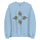 Chile Zia Sweatshirt — crew neck sweatshirt in light blue, front view