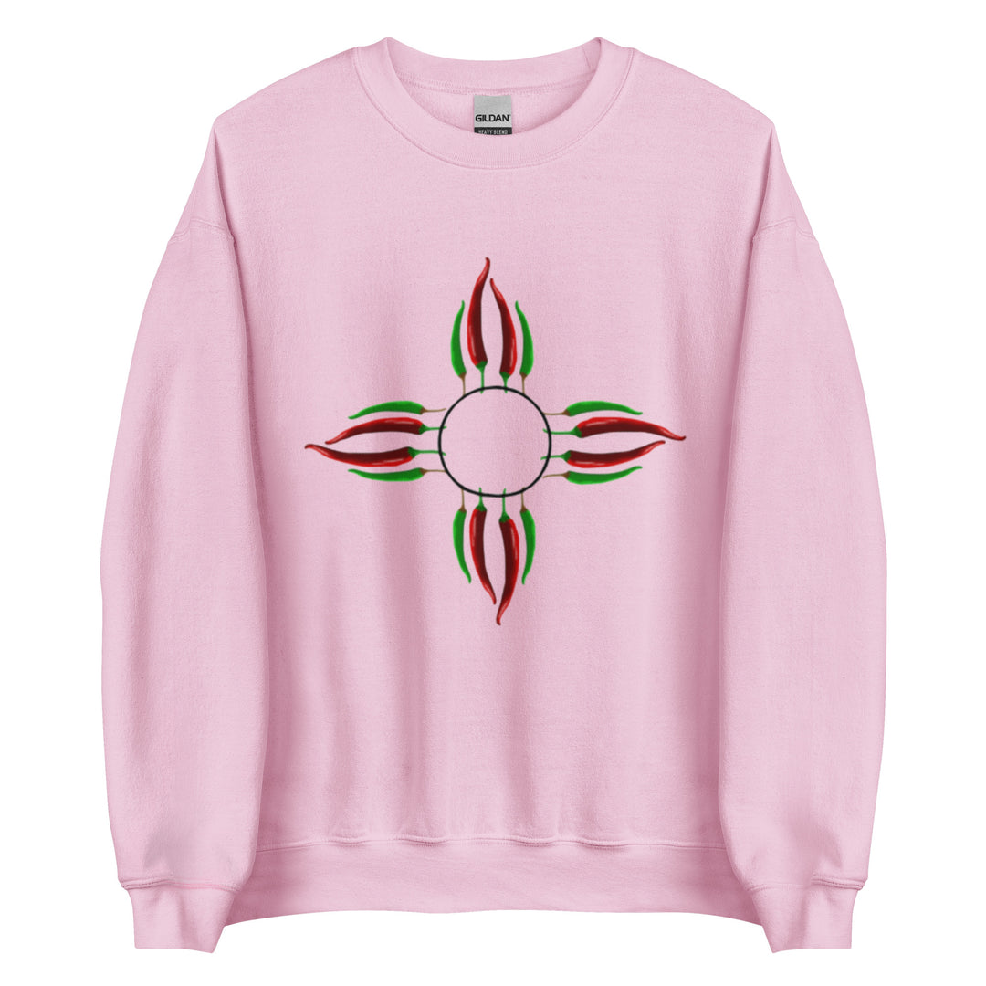 Chile Zia Sweatshirt - Pink - Hatch Green Chile Store