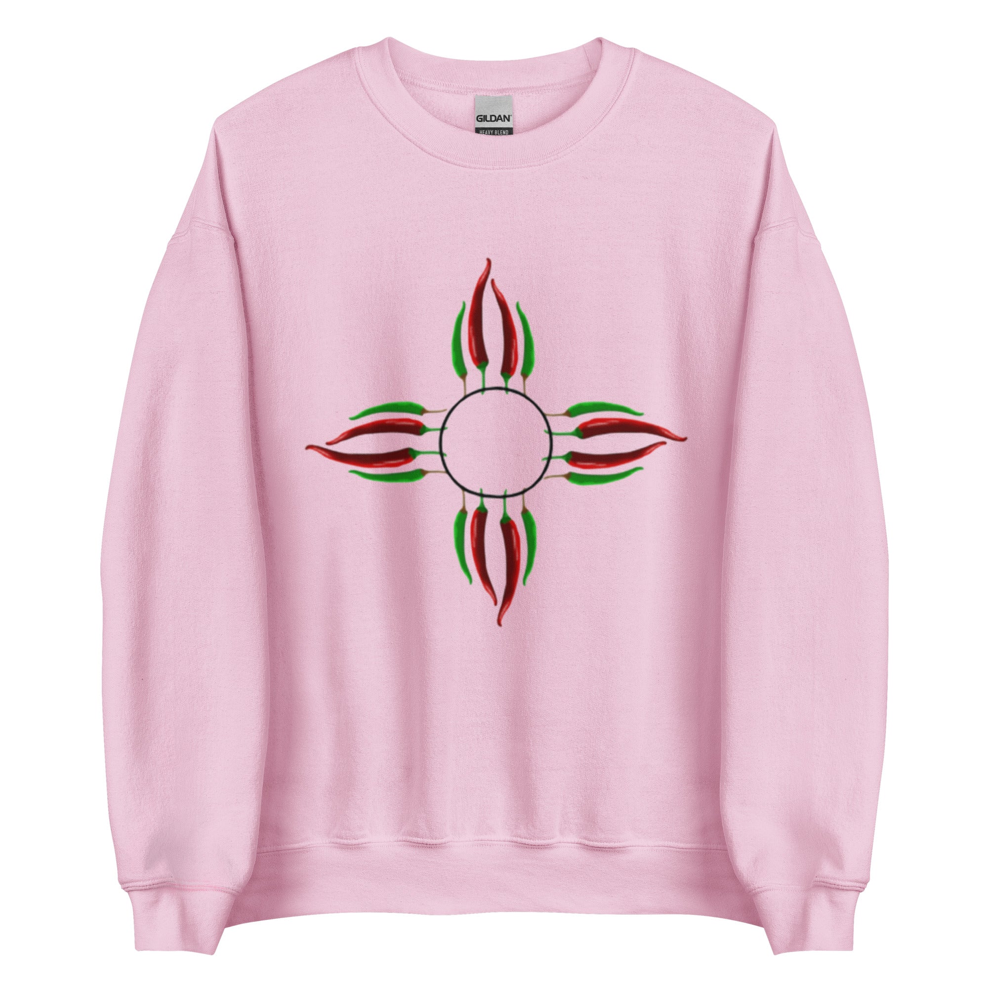 Chile Zia Sweatshirt - Pink - Hatch Green Chile Store