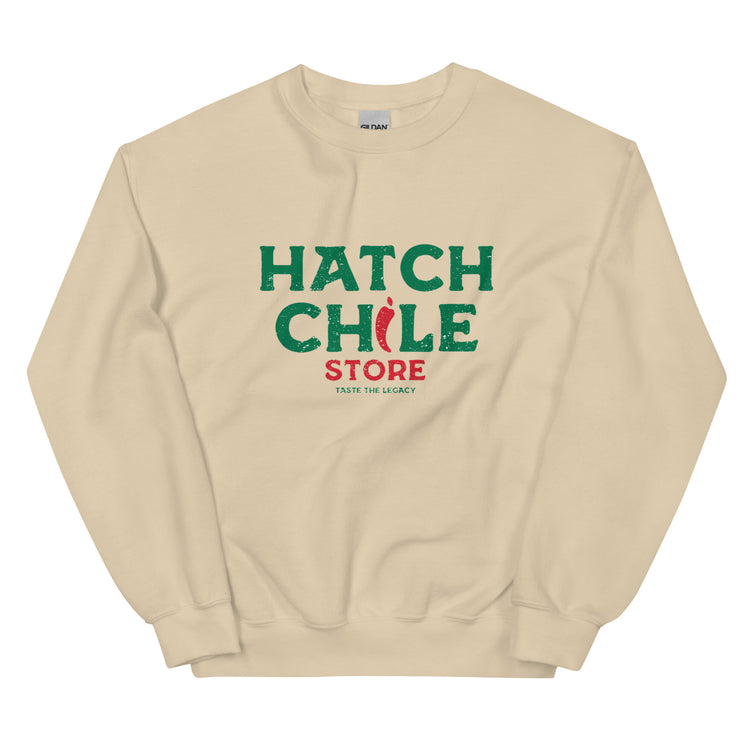 Begie Hatch Chile Store Sweatshirt - Hatch Green Chile Store