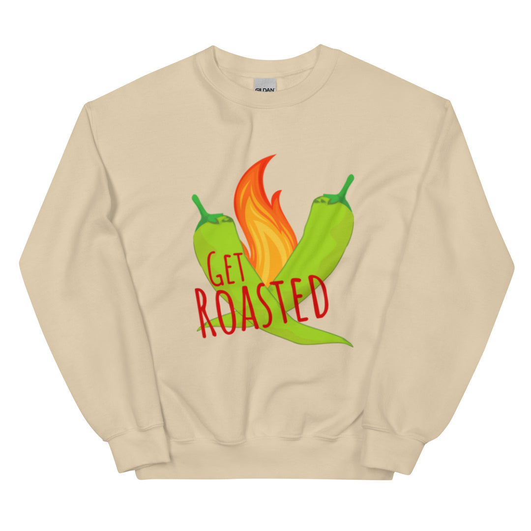Beige Get Roasted Sweatshirt - Hatch Green Chile Store