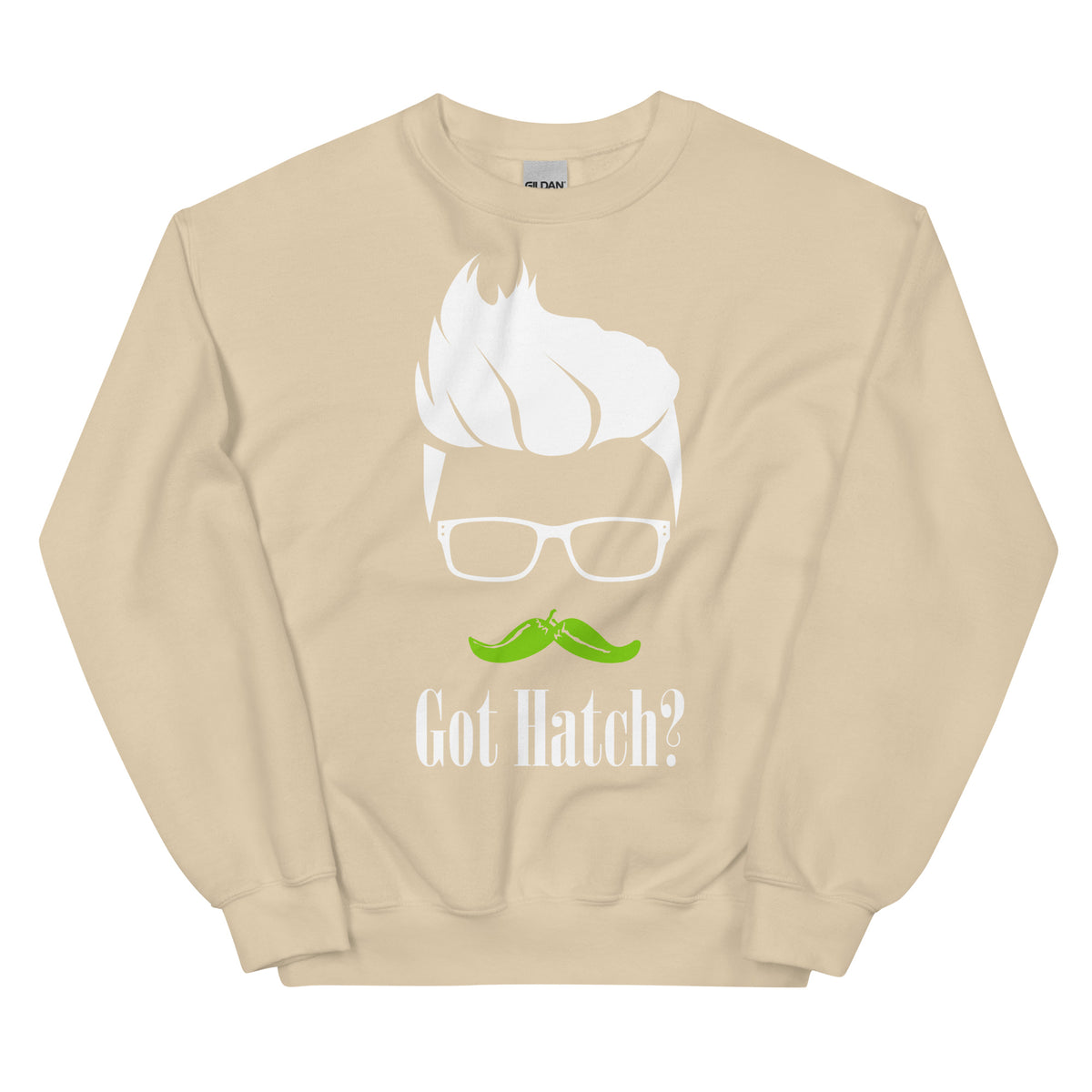 Cream Unisex Crew Neck Sweatshirt