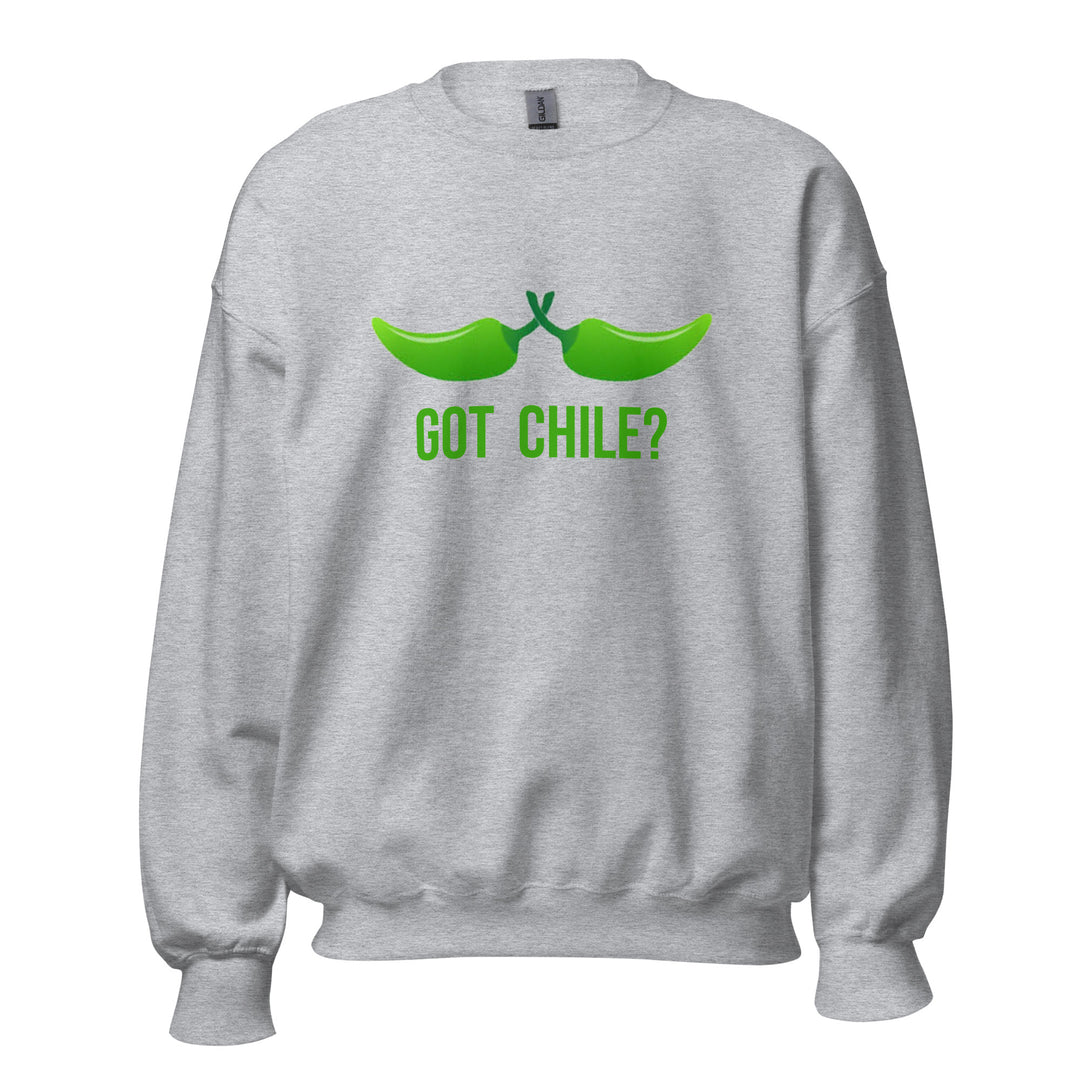 White Unisex Got Chile? Sweatshirt - Hatch Green Chile Store