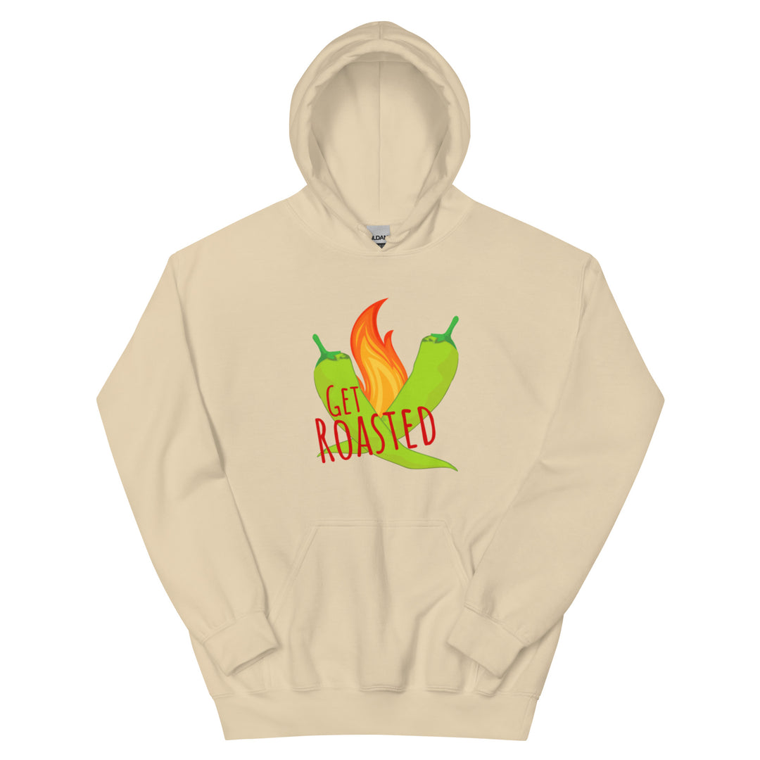 Beige Get Roasted Hoodie - Hatch Green Chile Store