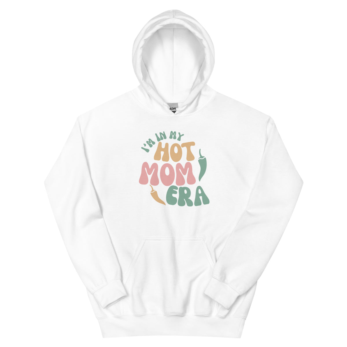 Printed Era Hoodie White