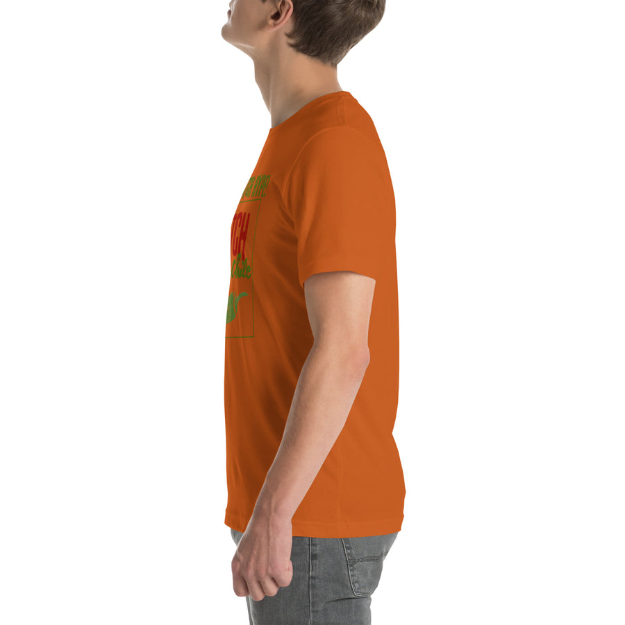 Catch The Hype T-Shirt — unisex t-shirt in autumn, left view