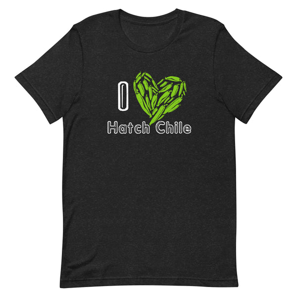 Black I Love Hatch Chile Shirt - Hatch Green Chile
