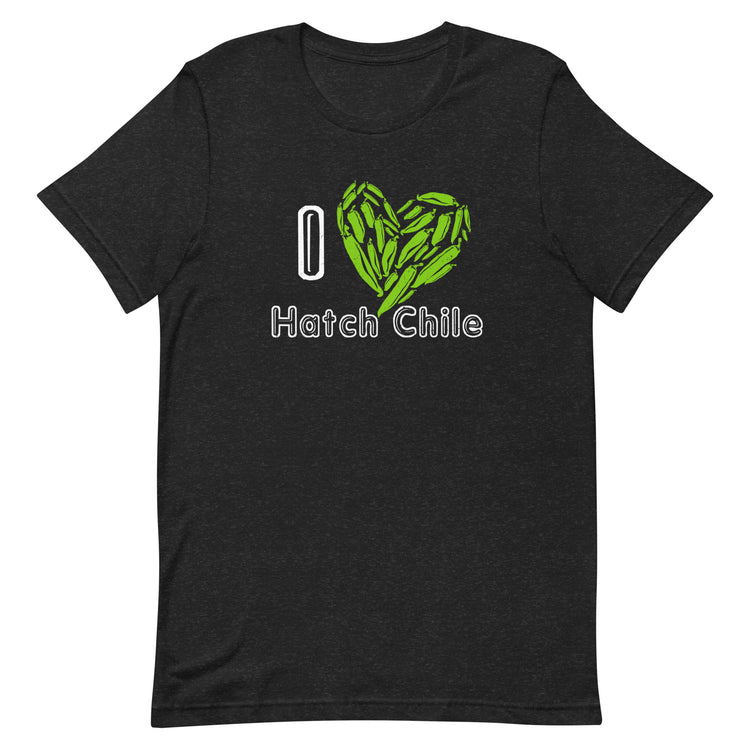 Black I Love Hatch Chile Shirt - Hatch Green Chile