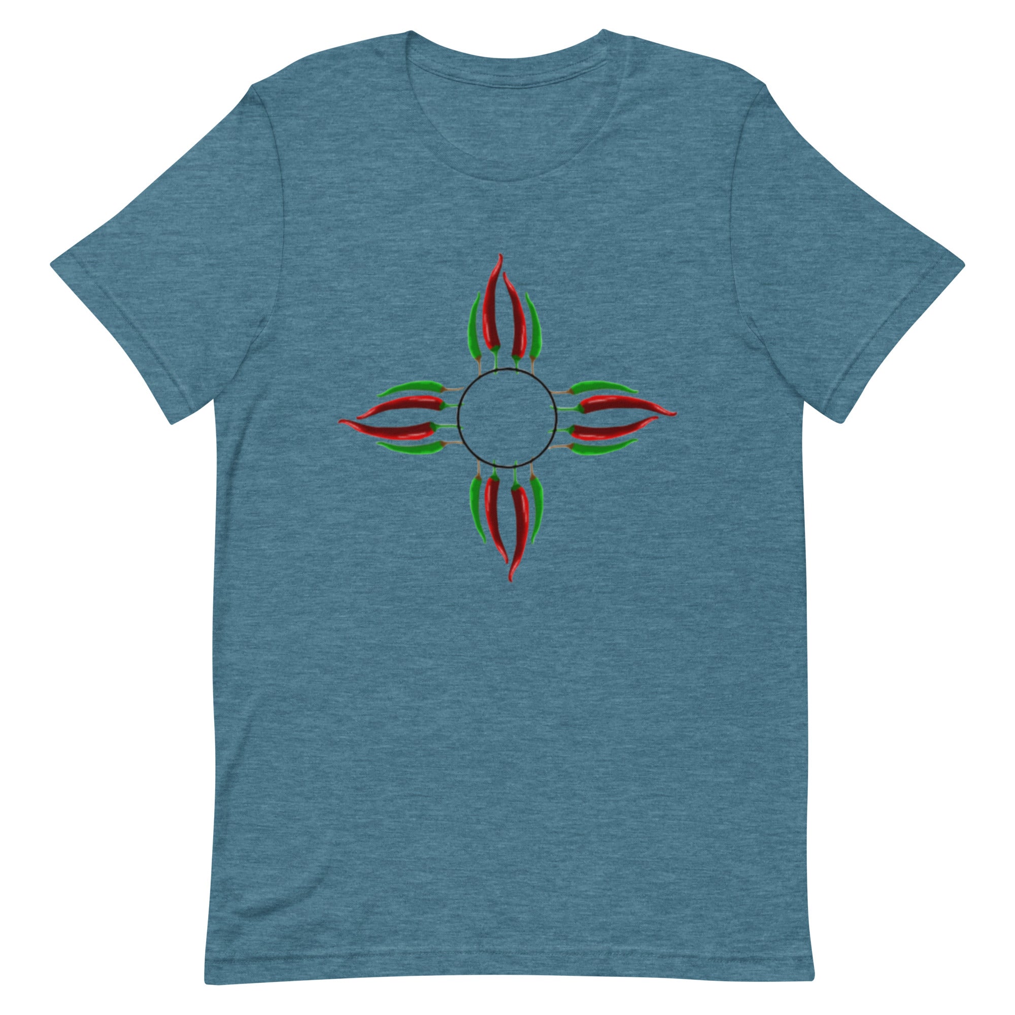 Chile Zia Shirt - Blue - Hatch Green Chile Store
